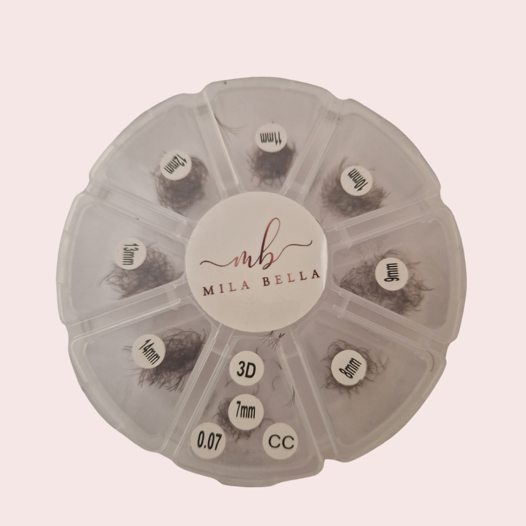 Bouquets prefaits marron foncé boîte mixte